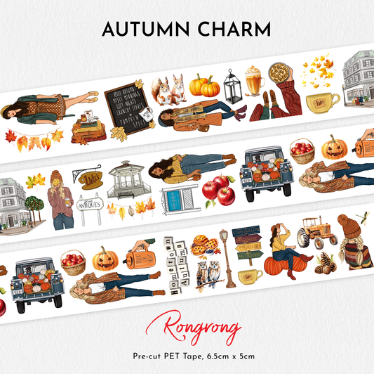 Autumn Charm PET Tape (Set of 6)