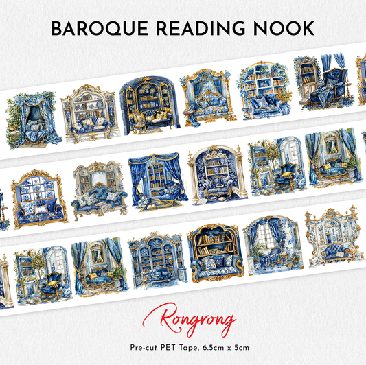 Baroque Reading Nook PET Tape (Set of 6)