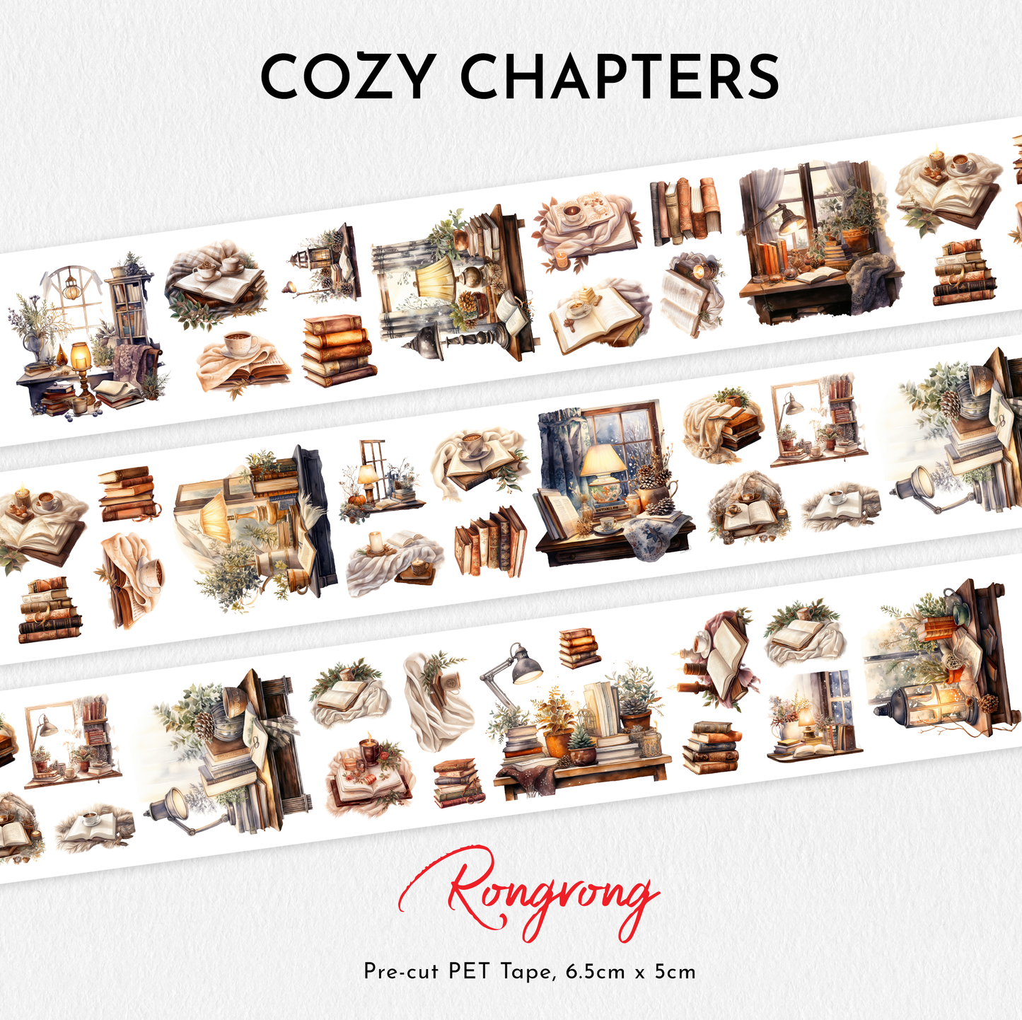 Cozy Chapters PET Tape (Set of 6)