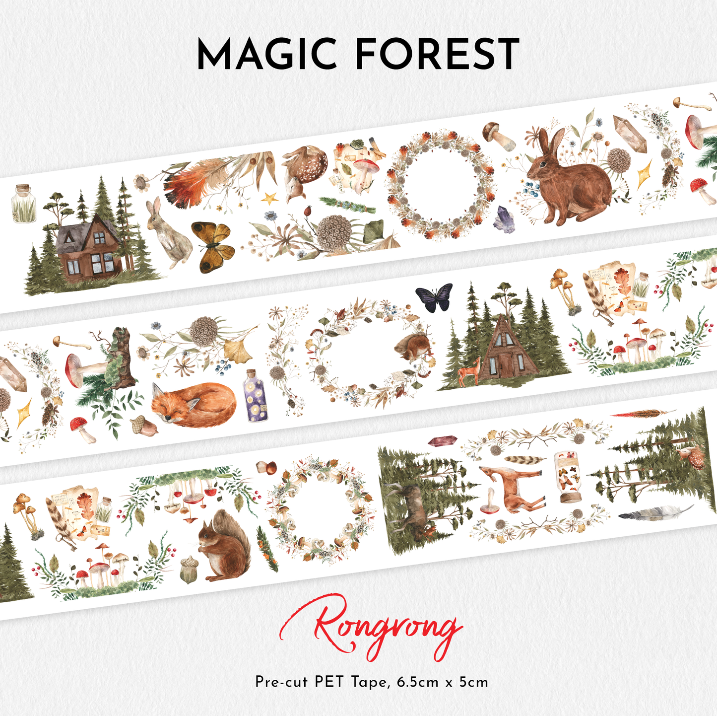 Magic Forest PET Tape (Set of 6)