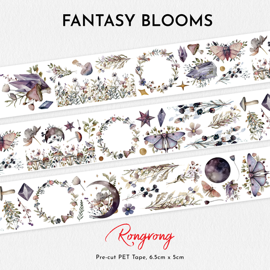 Fantasy Blooms PET Tape (Set of 6)