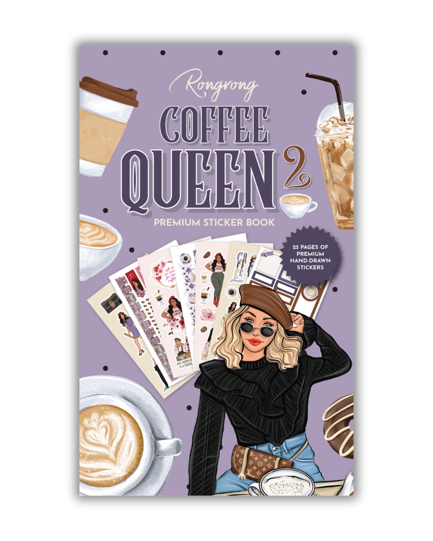 Coffee Queen #2 Sticker Book (Set of 6)