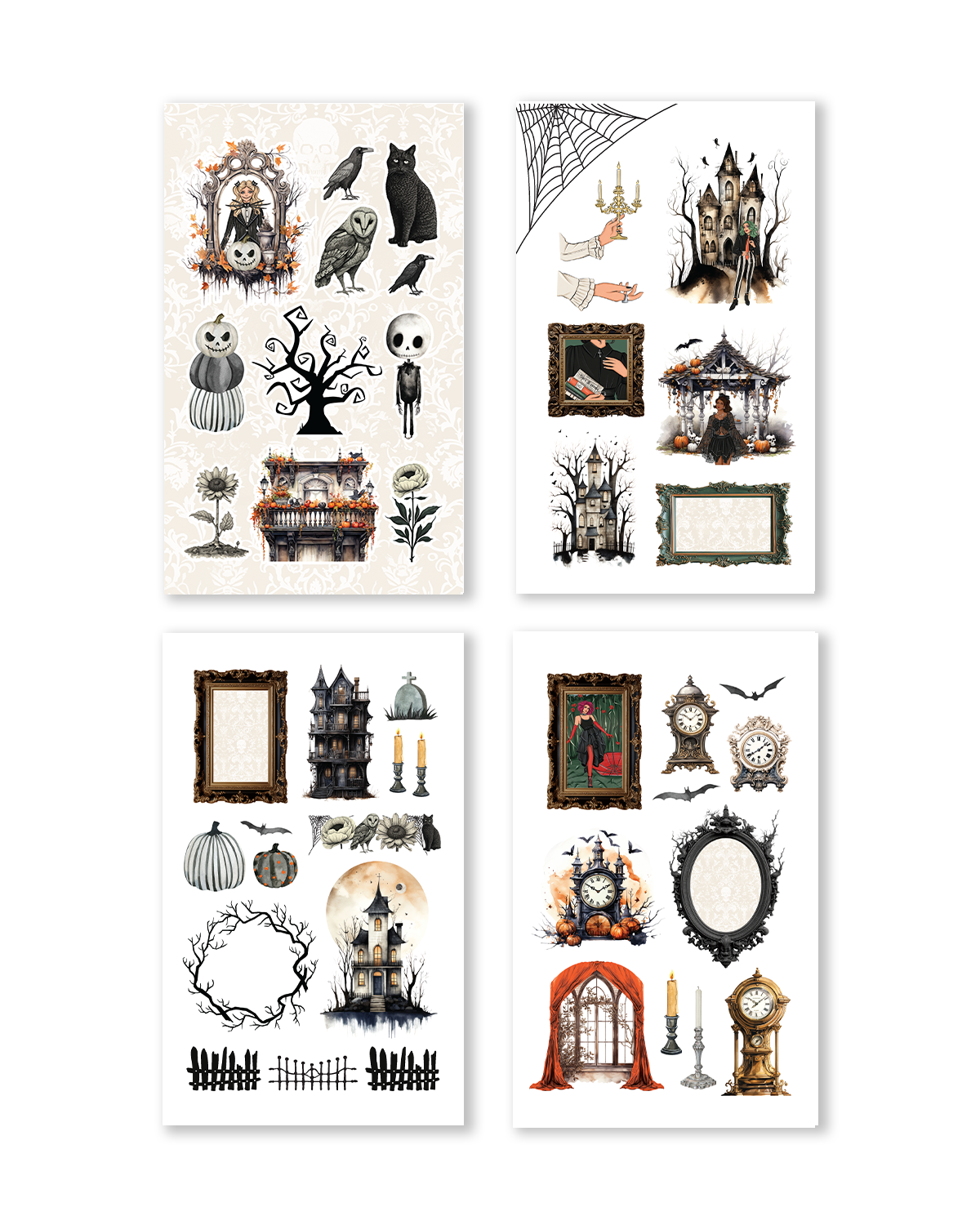 Creepy Hollow Sticker Book (Set of 6)