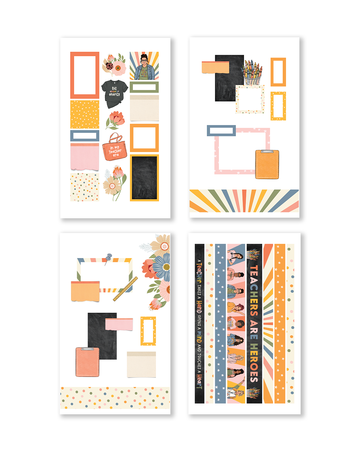 Teacher Vol. 2 Sticker Book (Set of 6)